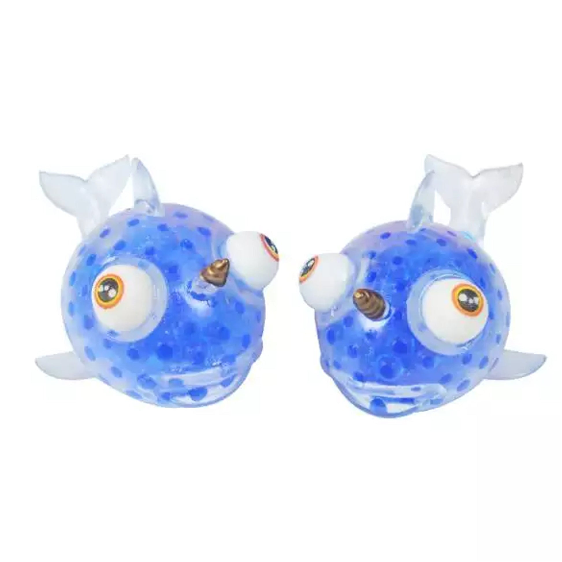 2 Unicorn Water Beads Fish Squeeze Toy